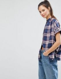 Only Batwing Check Shirt at asos com at Asos